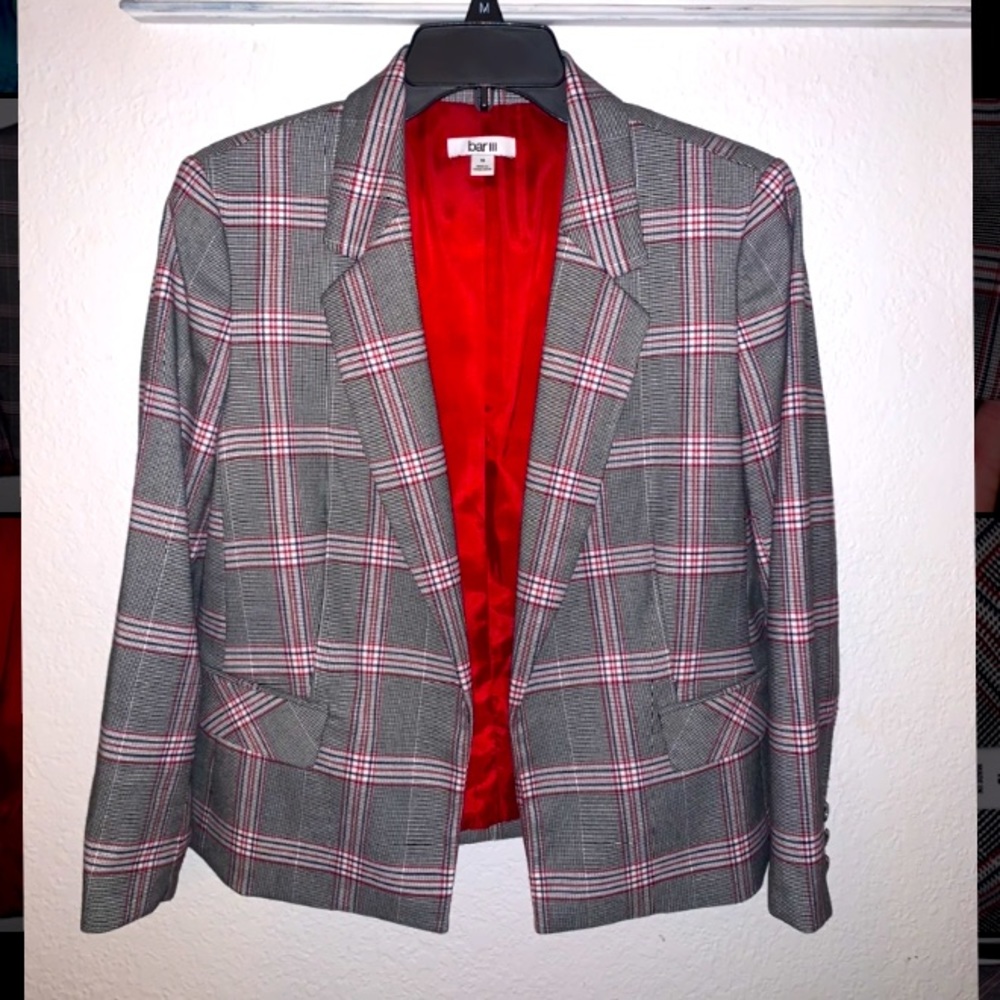 Plaid Suit Blazer
